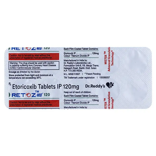 Retoz Neo 120mg Tablet 10s