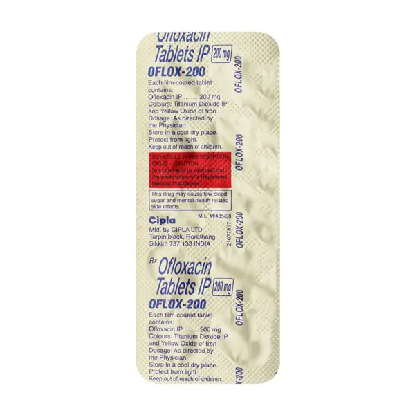 Oflox 200mg Tablet