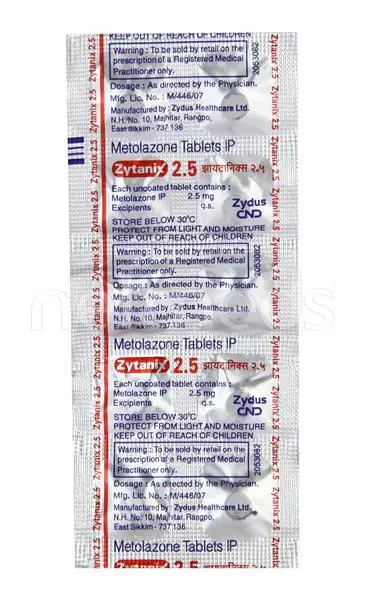 Zytanix 2.5mg Tablet 15s
