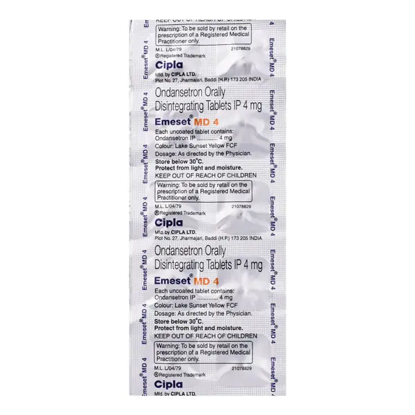 Emeset MD 4 Tablet 10s