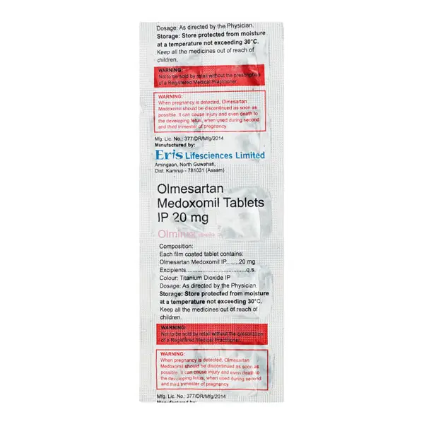 Olmin 20mg Tablet 10s