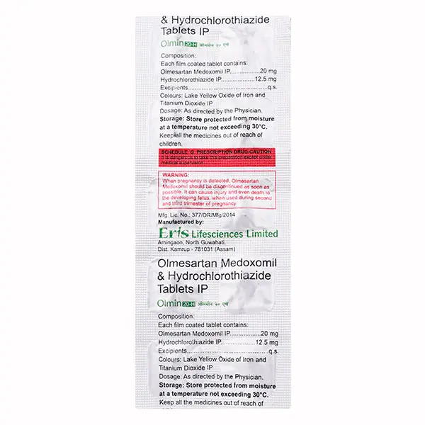 Olmin H 20mg Tablet 10s