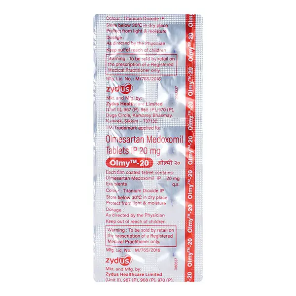 Olmy 20mg Tablet 10s