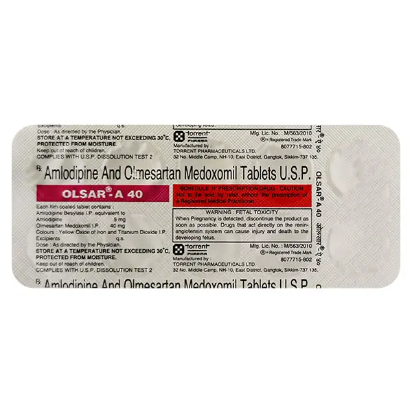 Olsar A 40mg Tablet 10s