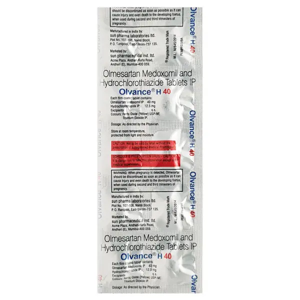 Olvance H 40mg Tablet 10s