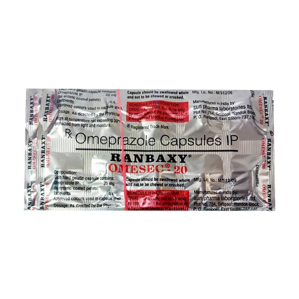 Omesec 20mg Capsule 10s