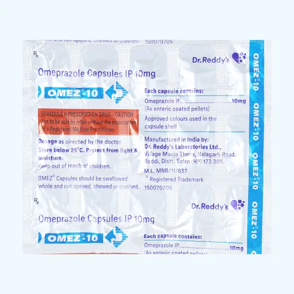 Omez 10mg Capsule 15s