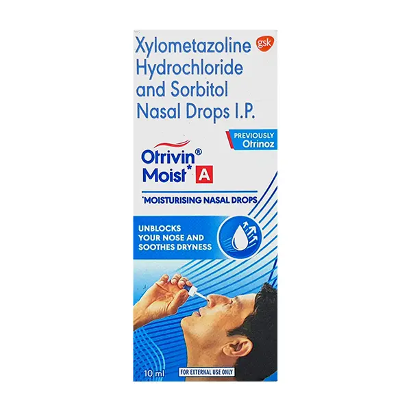 Otrivin Moist Adult Nasal Drops 10ml