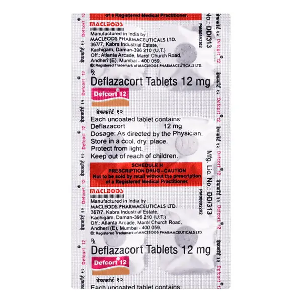 Defcort 12mg Tablet 10s