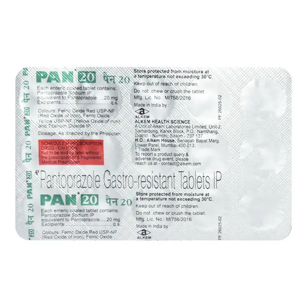 Pan 20mg Tablet