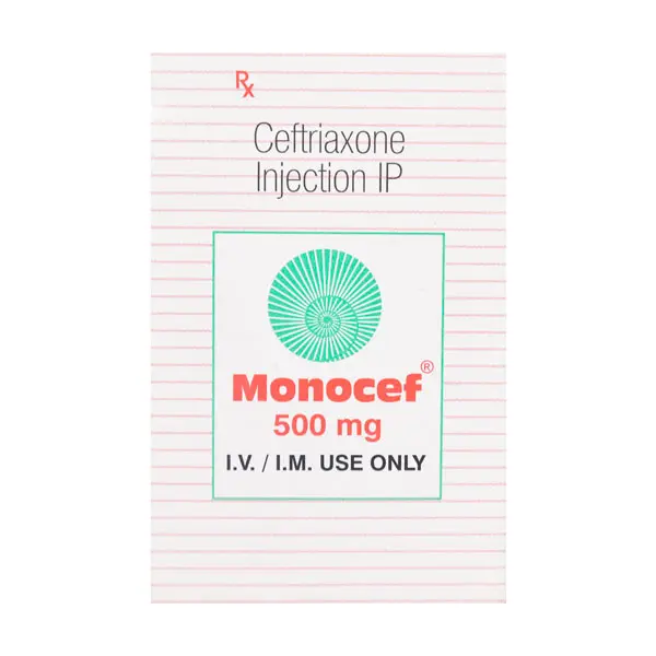 Monocef 500mg Injection 1s