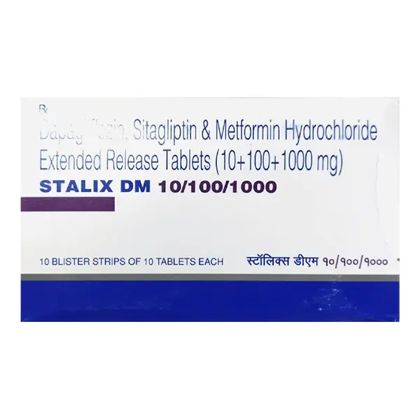 Stalix DM 10mg/100mg/1000mg Tablet