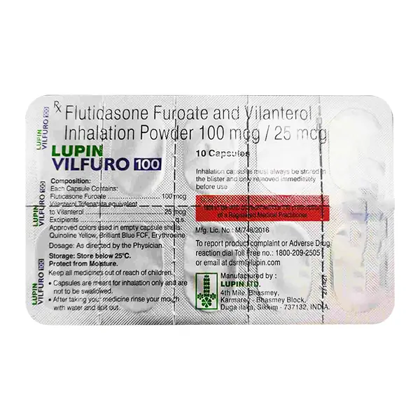 Vilfuro 100 Capsule 10s