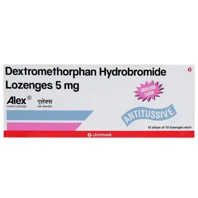 Alex Cough Lozenges Lemon Ginger 5mg
