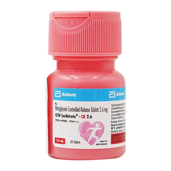 Gtn Sorbitrate CR 2.6 Tablet 30s