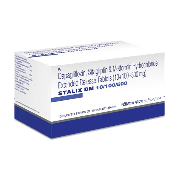 Stalix DM 10/100/500mg Tablet 10s