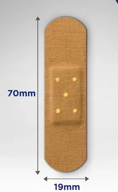 Hansaplast Regular Breathable Fabric 70mmx19mm 100 Piece 100s