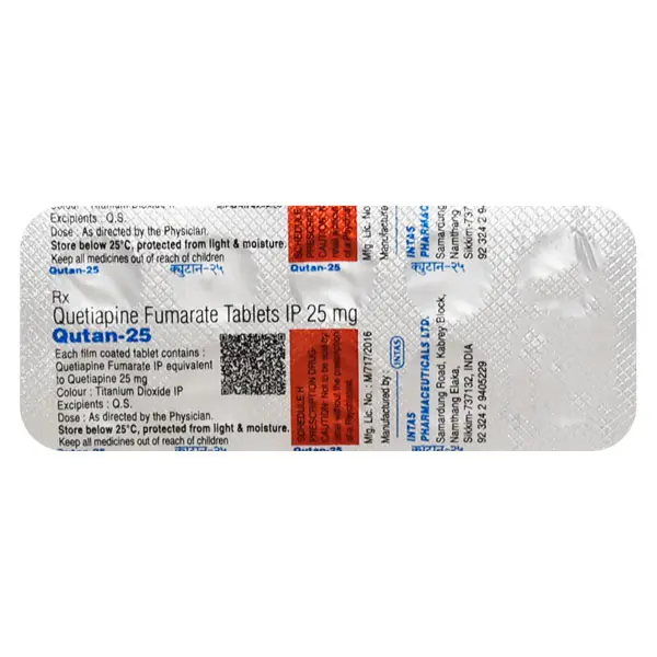 Qutan 25mg Tablet