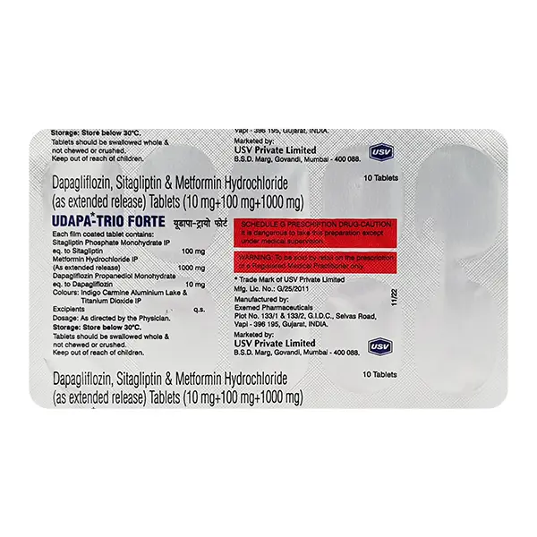 Udapa Trio Forte Tablet 10s