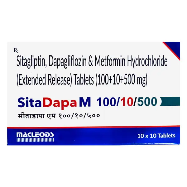 Sitadapa M 100/10/500 Tablet 10s