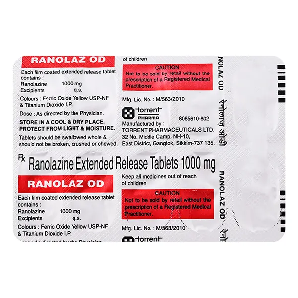 Ranolaz OD Tablet 10s