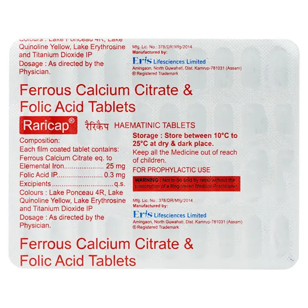 Raricap Tablet 40s