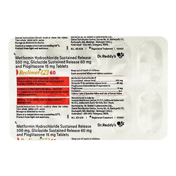 Reclimet PG 60 Tablet 10s