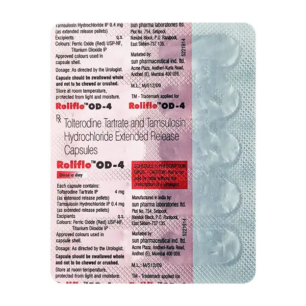 Roliflo OD 4+0.4mg Capsule 10s