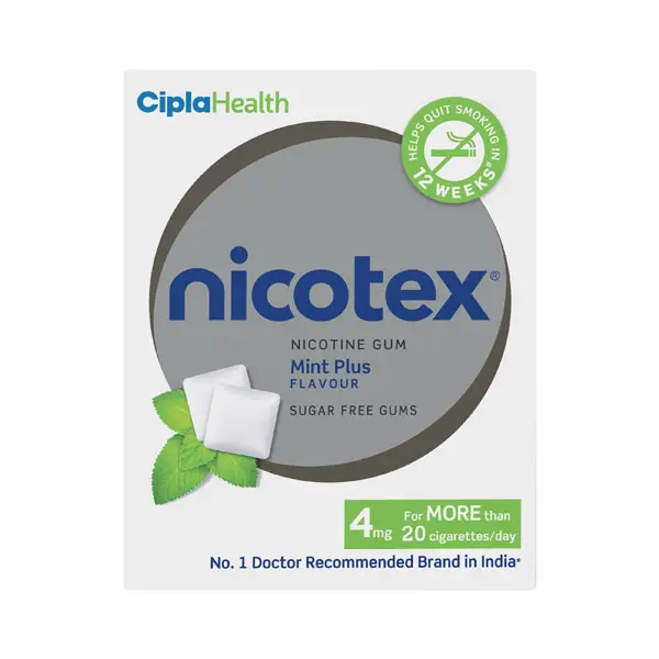 Nicotex 4mg Mint Plus Sugar Free 12 Lozenges 12s
