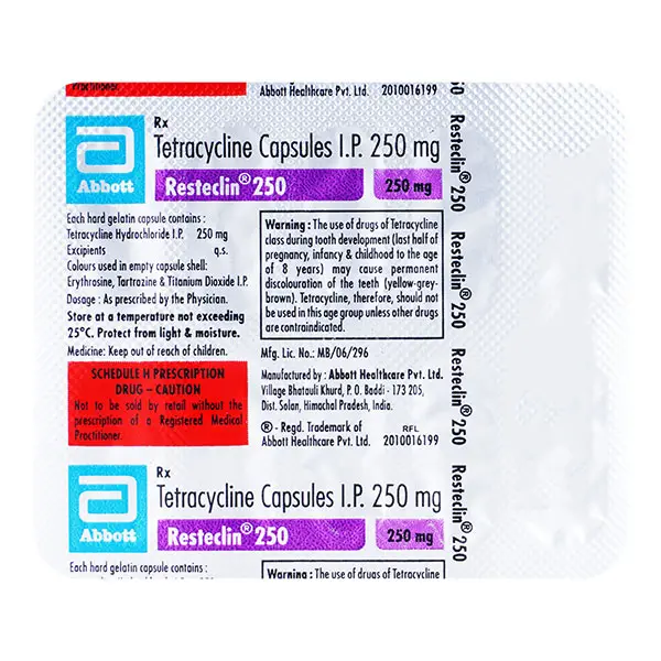 Resteclin 250 Capsule 10s