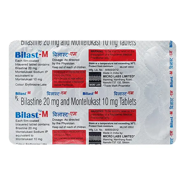 Bilast M Tablet 15 Tablet 15s