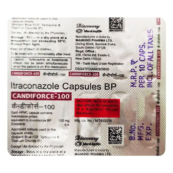 Candiforce 100mg Tablet 10s