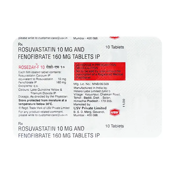 Roseday F 10mg Tablet