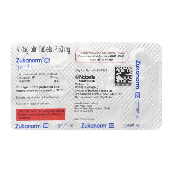 Zukanorm 50 Tablet 15s