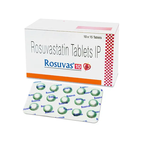 Rosuvas 10mg Tablet
