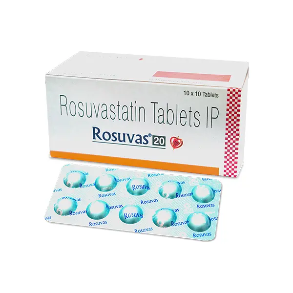 Rosuvas 20mg Tablet