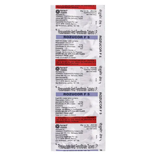 Rozucor F 5mg Tablet 10s