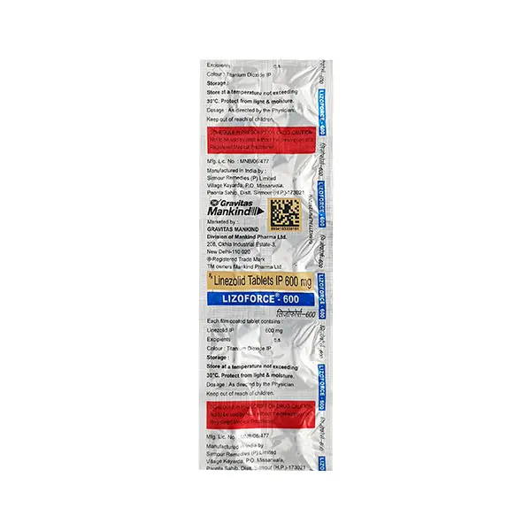 Lizoforce Tablet 600mg 10s