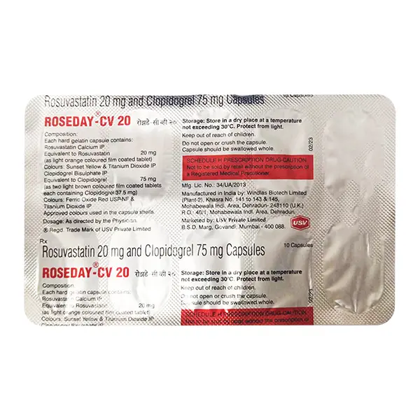 Roseday CV 20 Capsule 10s