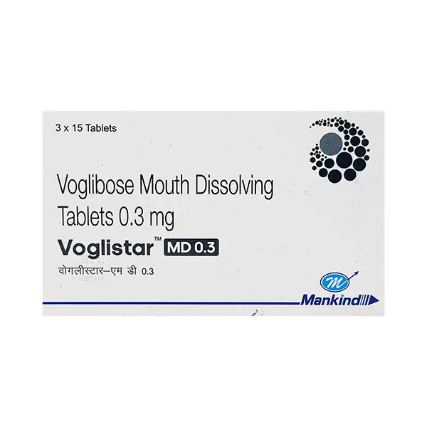 Voglistar MD 0.3mg Tablet 15s