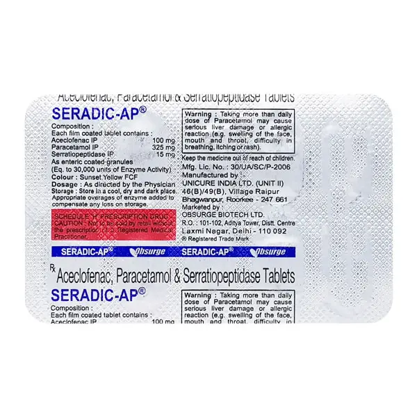 Seradic AP Tablet 10s