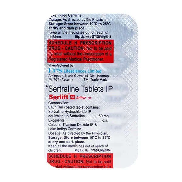 Serlift 50mg Tablet