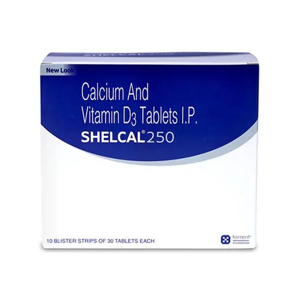 Shelcal 250mg Tablet 30s
