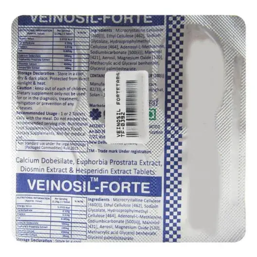 Veinosil Forte Tablet 10s