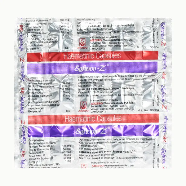 Softeron Z Capsule 15s
