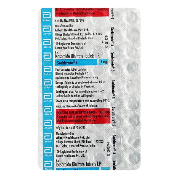 Sorbitrate 5mg Tablet