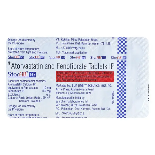 Storfib 145mg Tablet 10s