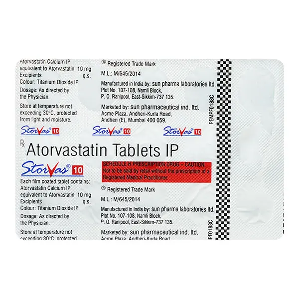 Storvas 10mg Tablet