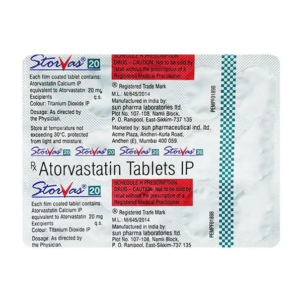 Storvas 20mg Tablet