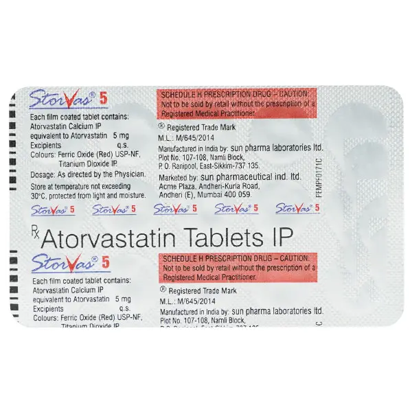 Storvas 5mg Tablet